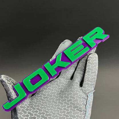 1PCS JOKER Emblem Badge – 3D Acrylic Car Truck Fender Tailgate Trunk Decal