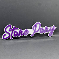 1PCS Stone Pony 3D Emblem – Custom Acrylic Car, Truck & SUV Badge