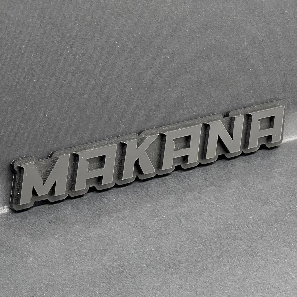 1PC MAKANA Emblem – 3D Acrylic Tailgate or Fender Badge for Truck SUV Car