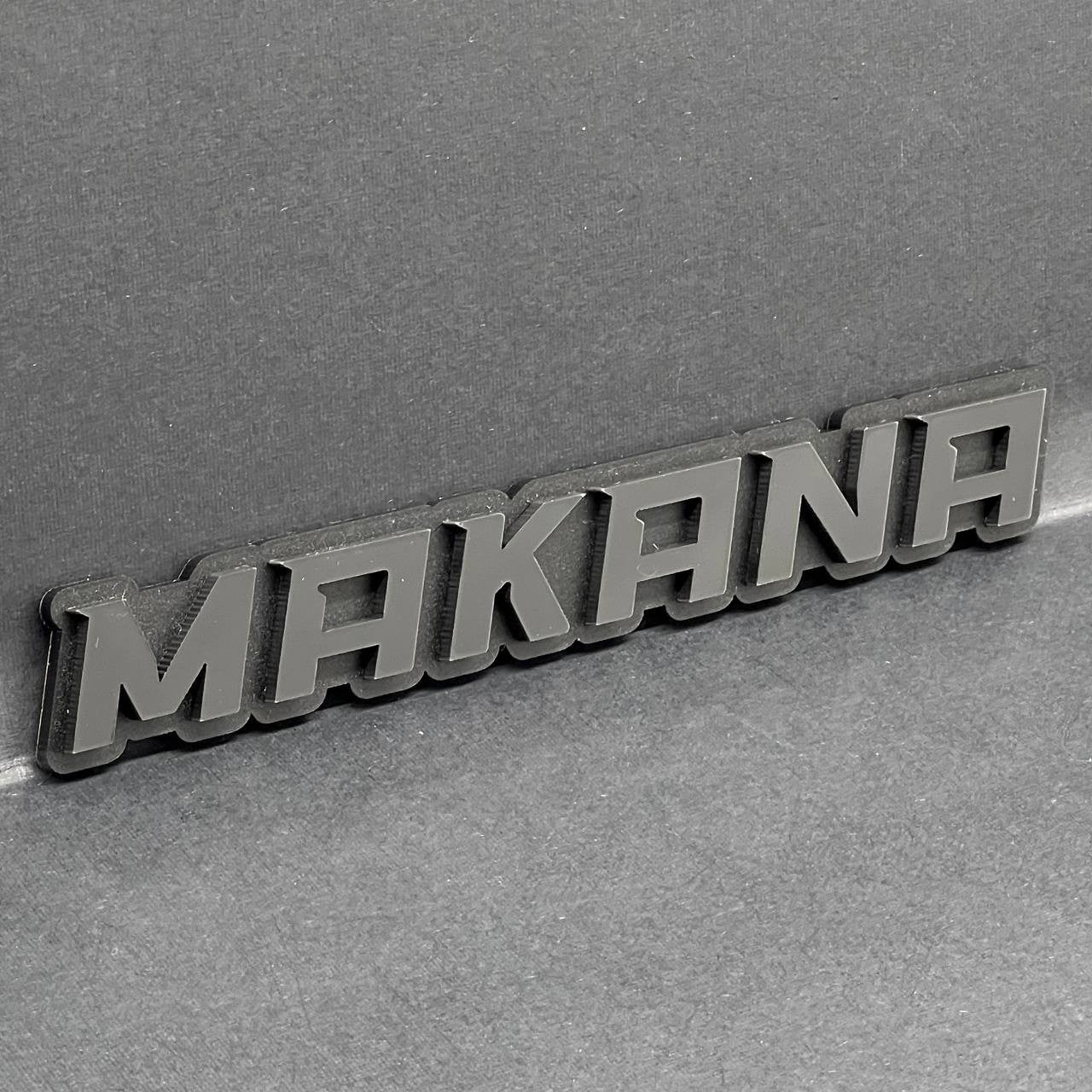 1PC MAKANA Emblem – 3D Acrylic Tailgate or Fender Badge for Truck SUV Car