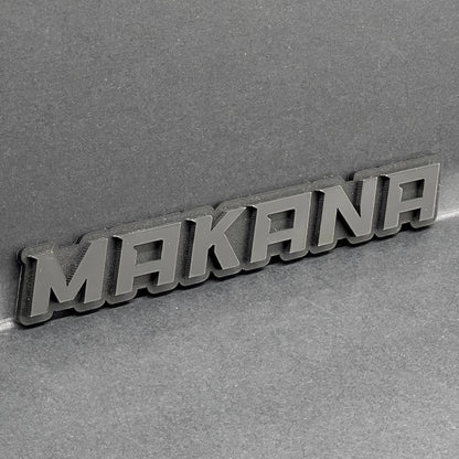 1PC MAKANA Emblem – 3D Acrylic Tailgate or Fender Badge for Truck SUV Car