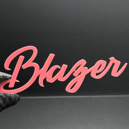 Blazer Emblem Badge – Custom Acrylic Multicolor Car Fender Tailgate Decal (1PC)