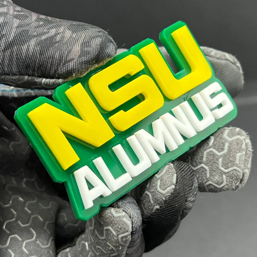 1PC NSU ALUMNUS 3D Acrylic Emblem Badge for Car SUV or Truck – Fender/Tailgate