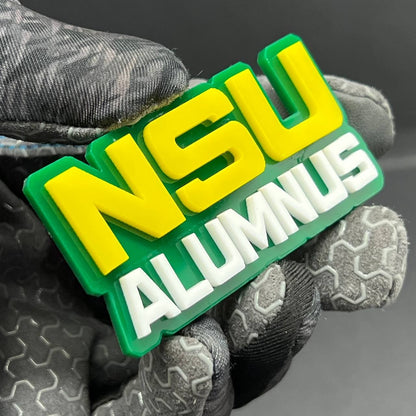 1PC NSU ALUMNUS 3D Acrylic Emblem Badge for Car SUV or Truck – Fender/Tailgate