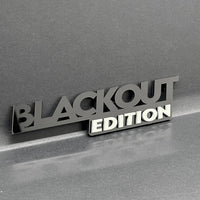 1x BLACKOUT Black Edition Emblem 3D Multicolor Badge 3D Sticker Decal Multicolor