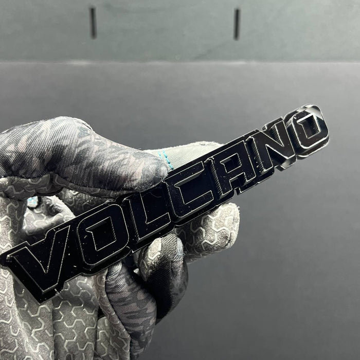 1PC VOLCANO Badge – 3D Acrylic Multicolor Car, Truck & SUV Fender Decal