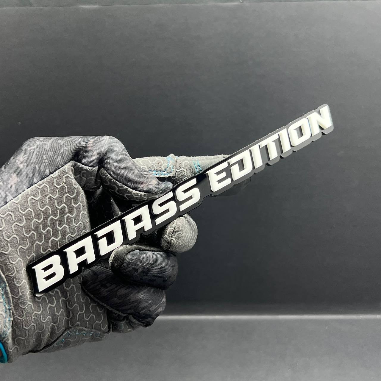 Badass Edition Emblem Badge – Custom 3D Acrylic Car Sticker Decal (1PC)