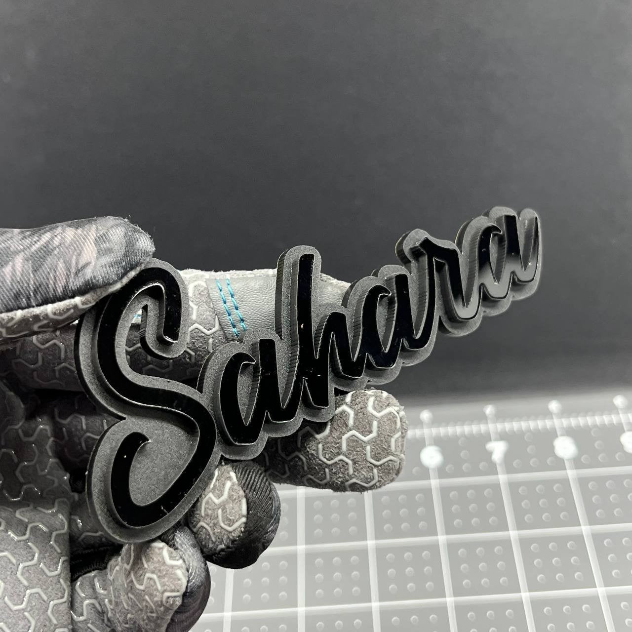 1PC SAHARA Emblem – 3D Acrylic Multicolor Fender or Tailgate Car Badge Decal