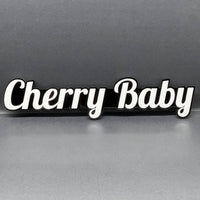 1PC CHERRY BABY Emblem – Custom 3D Multicolor Acrylic Fender & Trunk Badge