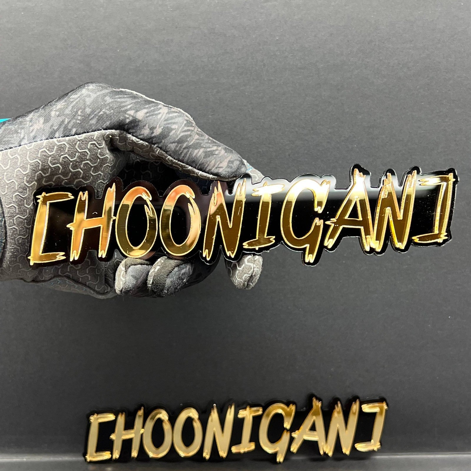 2PCS HOONIGAN Multicolor 3D Emblems – Drift Car Fender Badges for JDM Vehicles