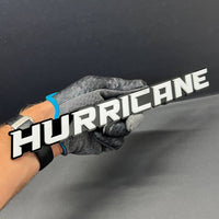 1PC HURRICANE 3D Emblem White Custom Badge Sticker for Car SUV TRUCK