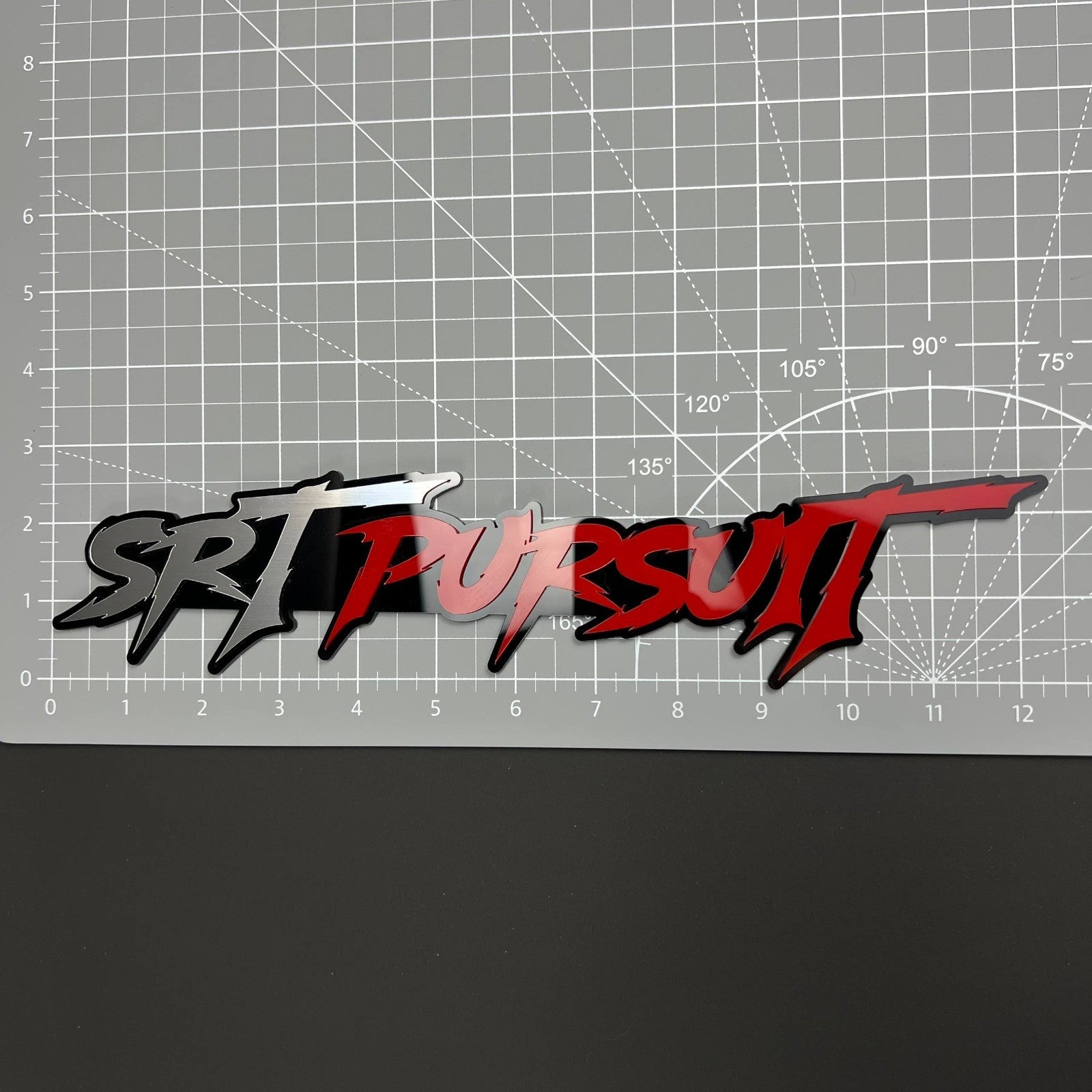 1PC SRT PURSUIT 3D Badge – Acrylic Fender Tailgate Trunk Car Truck Emblem Decal