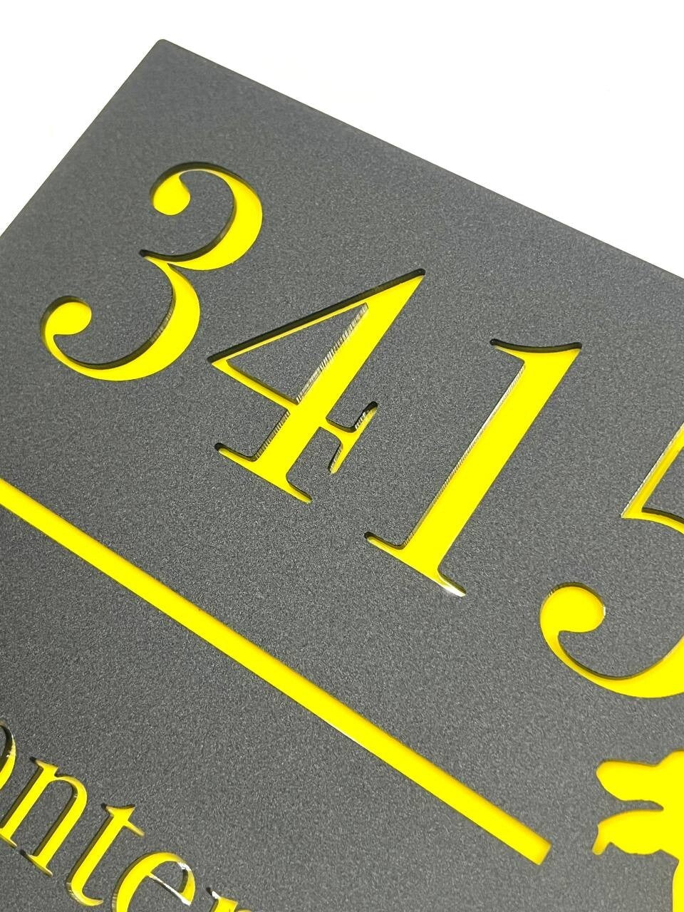 Custom House Number Plaques House Door Number Signs Matt Address Plaques