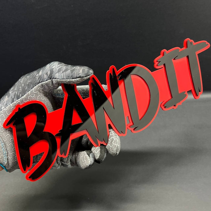 1pcs BANDIT 3D Emblem – Custom Fender or Tailgate Badge for Car, SUV, or Truck
