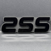 2SS Multicolor 3D Car Emblem – Durable Acrylic Fender & Trunk Decal 1pc