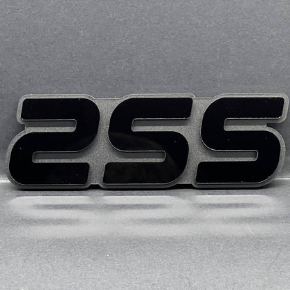 2SS Multicolor 3D Car Emblem – Durable Acrylic Fender & Trunk Decal 1pc
