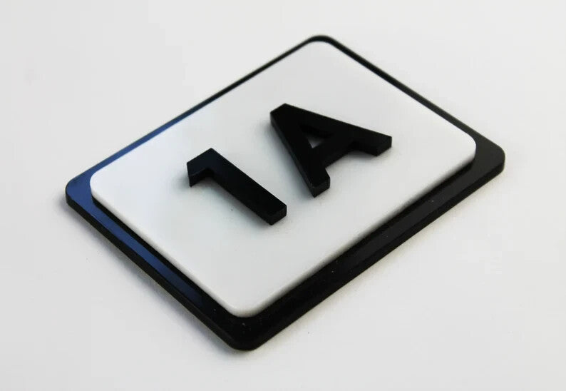 Modern House Signs Plaques Door Numbers 1 - 999 Personalised Name Plate