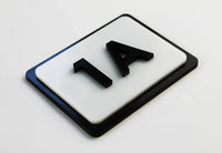Modern House Signs Plaques Door Numbers 1 - 999 Personalised Name Plate