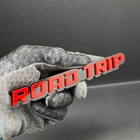 1PC ROAD TRIP Emblem – 3D Multicolor Acrylic Car Badge Decal for Fender Tailgate