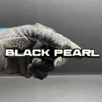 1PC Black Pearl Emblem – Custom 3D Multicolor Acrylic Car & Truck Badge