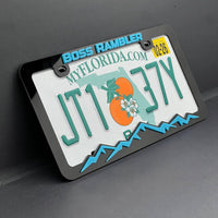 BOSS RAMBLER License Plate Frame Cover – Car Tag Frame for Truck SUV Car