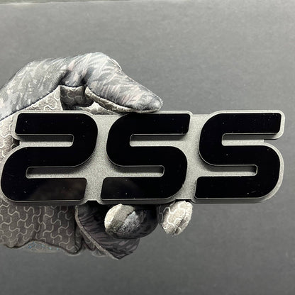 2SS Multicolor 3D Car Emblem – Durable Acrylic Fender & Trunk Decal 1pc