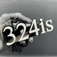 1pcs 324is 3D Emblem – Custom Acrylic Fender & Tailgate Badge for BMW Cars