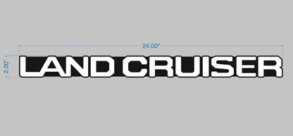 1pcs Toyota Land Cruiser Front Grill Emblem/Badge multicolor