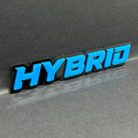 1PC HYBRID Emblem – 3D Multicolor Acrylic Car & Truck Fender Badge Decal