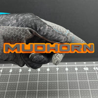 1PC MUDHORN Emblem – 3D Acrylic Tailgate Badge Decal for Car, Truck, SUV