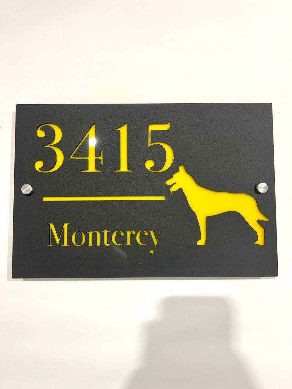 Custom House Number Plaques House Door Number Signs Matt Address Plaques