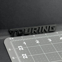 1PC TOURING Emblem – 3D Acrylic Tailgate Badge Decal for Car, Truck, SUV