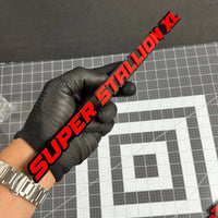 1PC SUPER STALLION XL Emblem – Custom 3D Multicolor Acrylic Car Badge