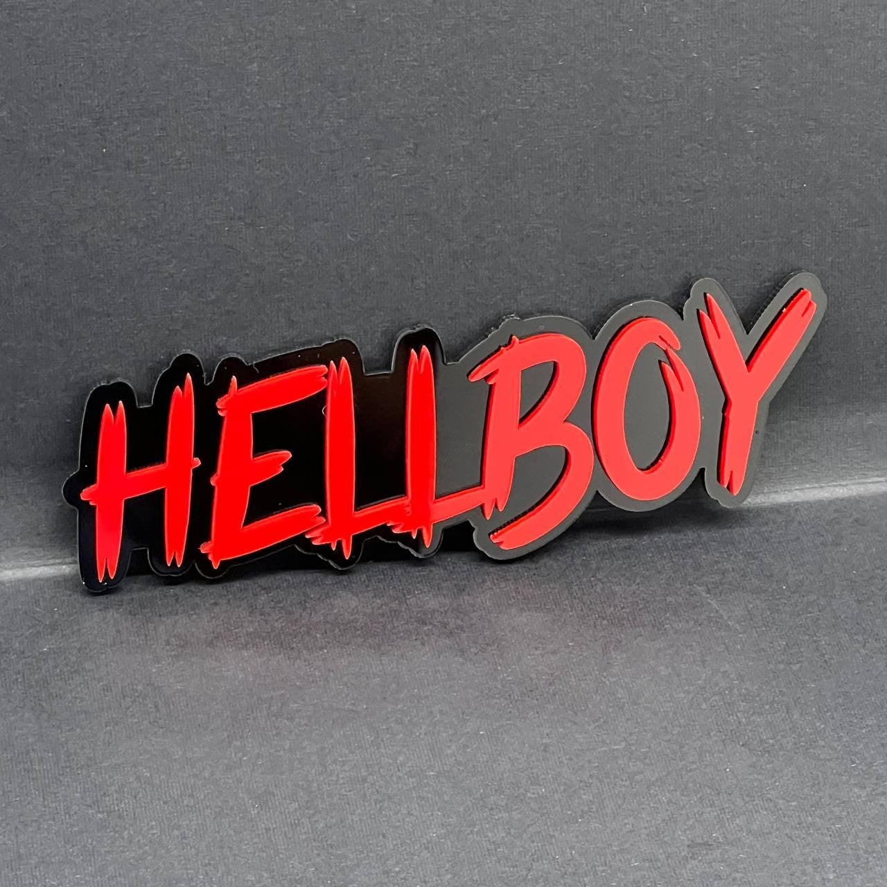 1PC HELLBOY 3D Emblem – Custom Fender or Tailgate Badge for Car, SUV, or Truck
