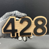 Door Custom 3D House Address Numbers – Laser Cut Door Sign Plaque