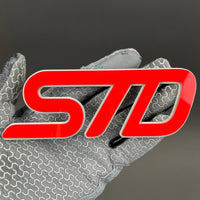 1PCS STD 3D Badge – Acrylic Fender Tailgate Car Truck Sticker Decal