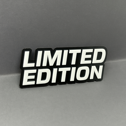 1PC LIMITED EDITION Emblem – Custom 3D Acrylic Multicolor Car Fender Sticker