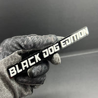 1PC BLACK DOG EDITION Emblem Multicolor Custom Badge Sticker for Car SUV TRUCK