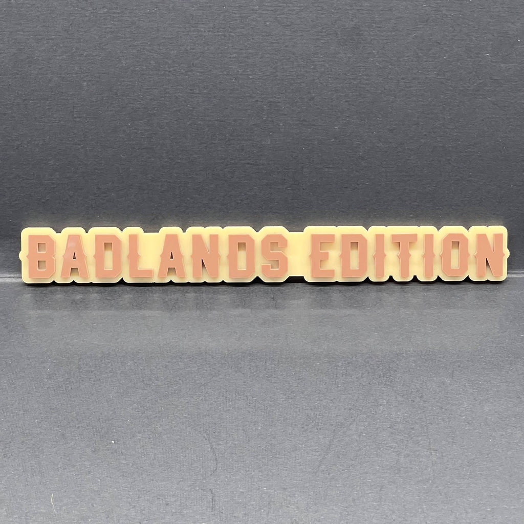 1pc BADLANDS EDITION Multicolor 3D Emblem Custom Acrylic Fender & Tailgate Badge