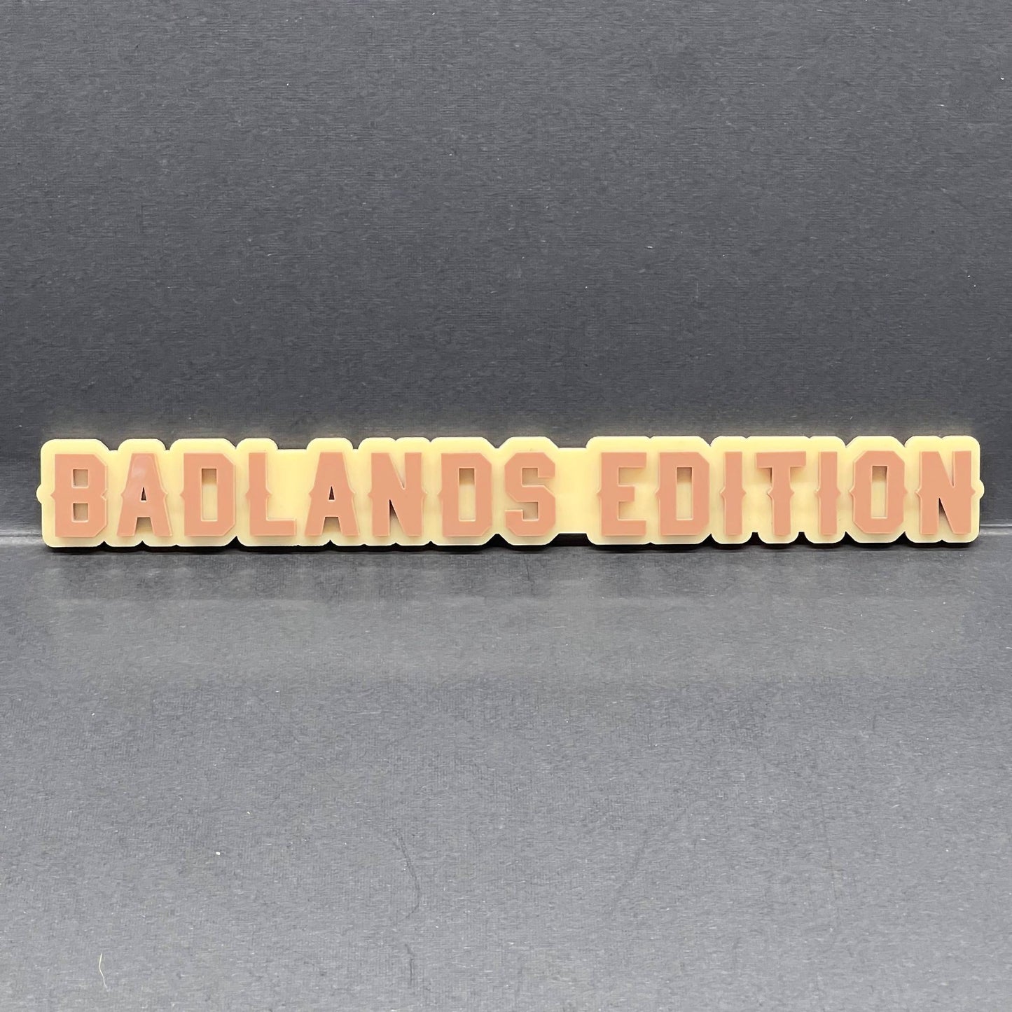1pc BADLANDS EDITION Multicolor 3D Emblem Custom Acrylic Fender & Tailgate Badge
