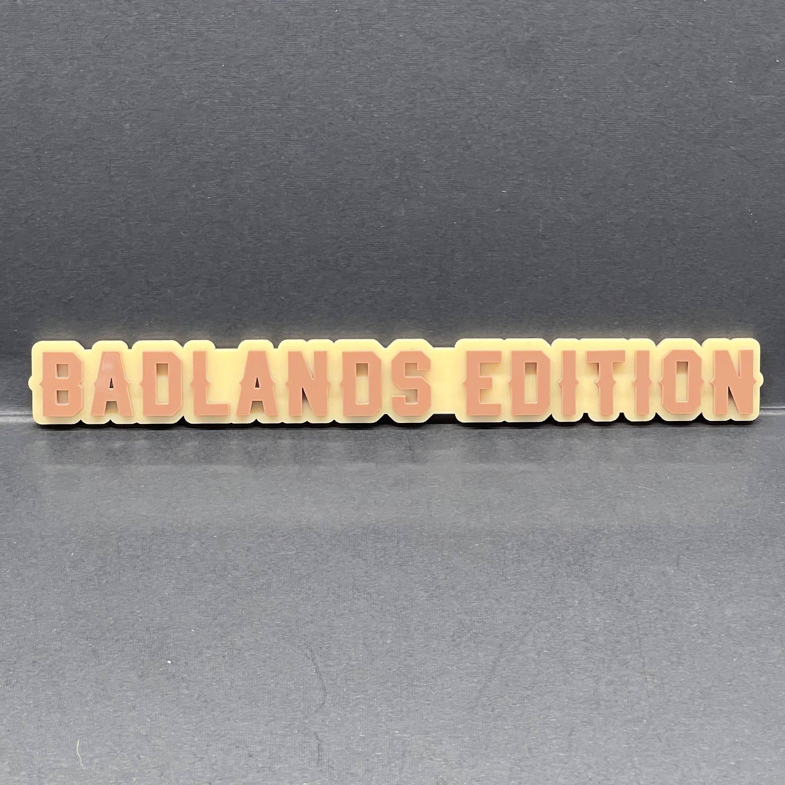 1pc BADLANDS EDITION Multicolor 3D Emblem Custom Acrylic Fender & Tailgate Badge