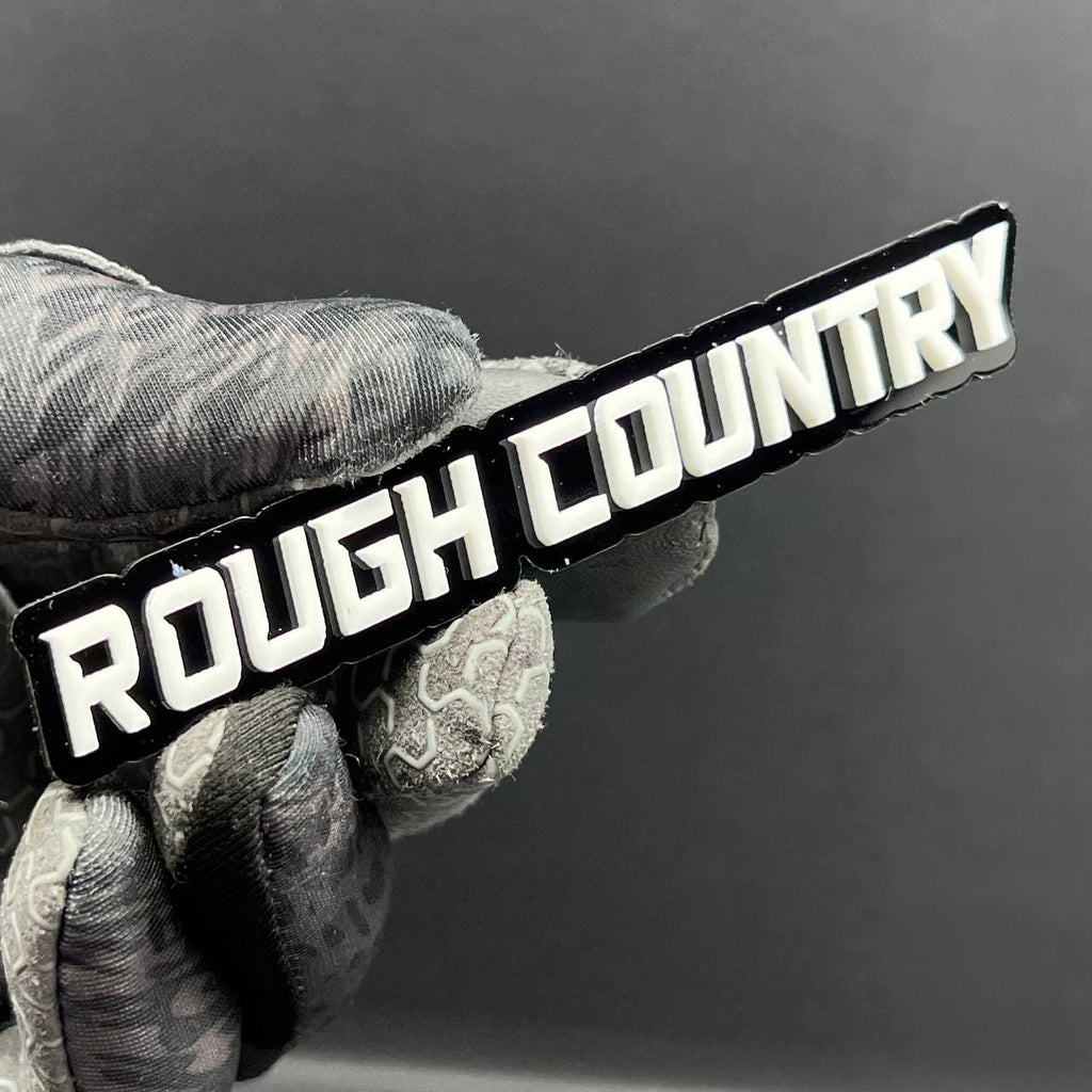 ROUGH COUNTRY 3D Emblem – Multicolor Acrylic Badge for Car, Truck & SUV  1pcs