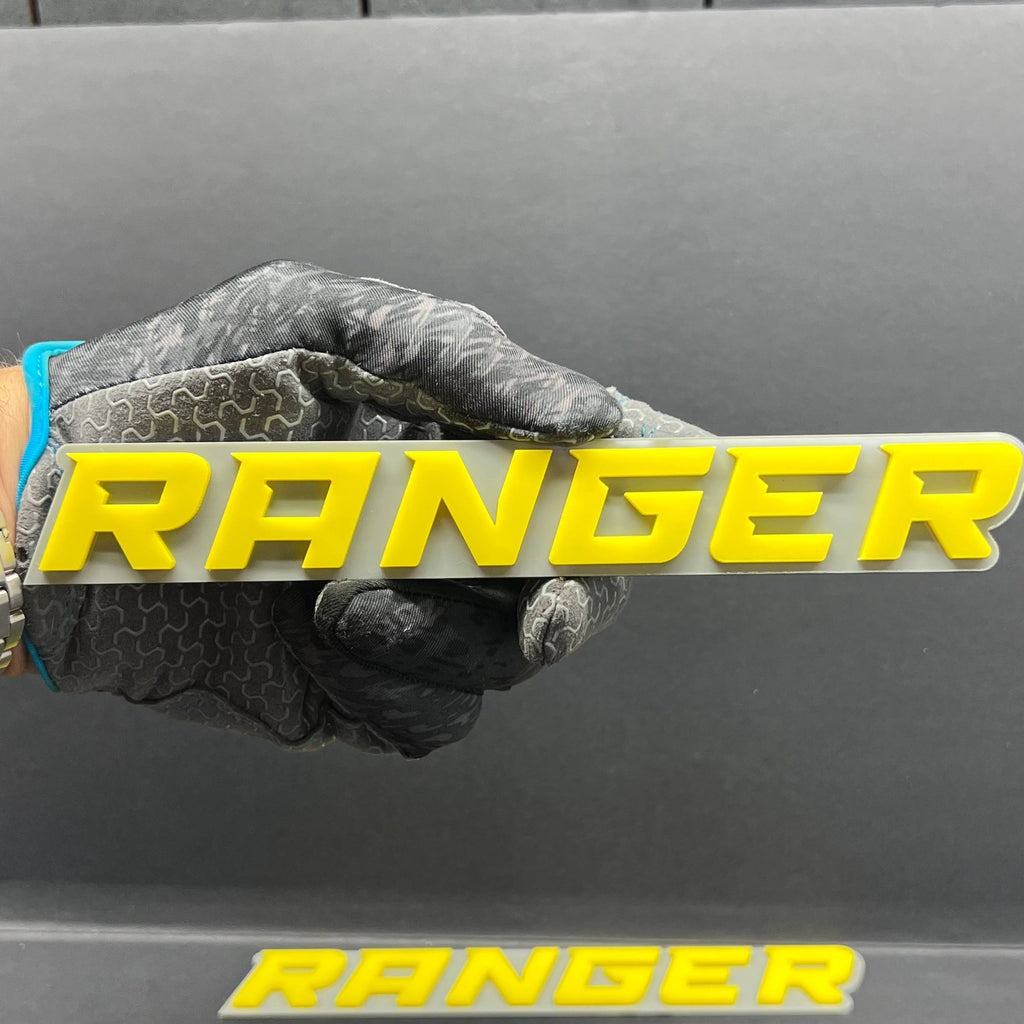 1PC RANGER Emblem – Durable 3D Acrylic Custom Car & Truck Decal