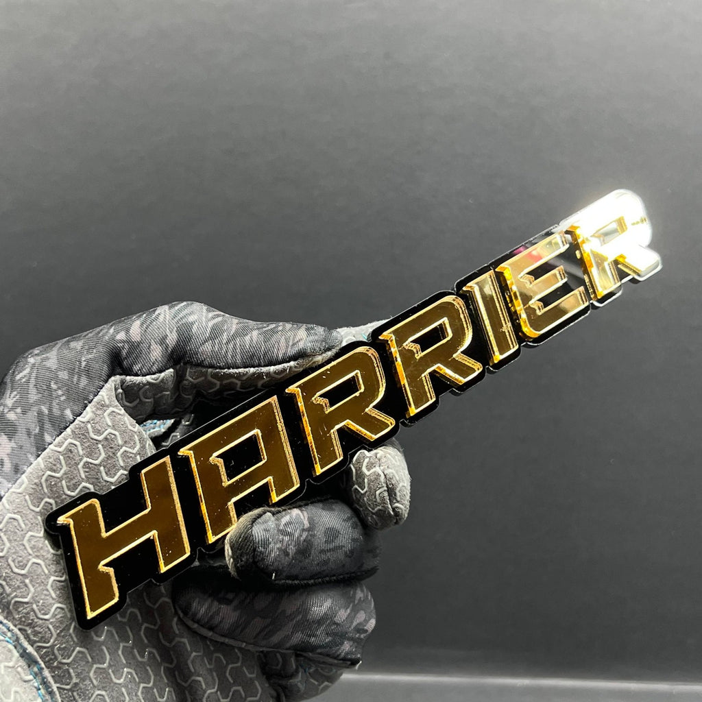 1pcs HARRIER Multicolor 3D Car Emblem – Durable Acrylic Badge for Vehicles