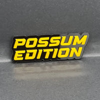 1PC POSSUM EDITION 3D Emblem Multicolor Custom Badge Sticker for Car SUV TRUCK
