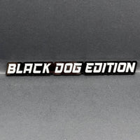 1PC BLACK DOG EDITION Emblem Multicolor Custom Badge Sticker for Car SUV TRUCK