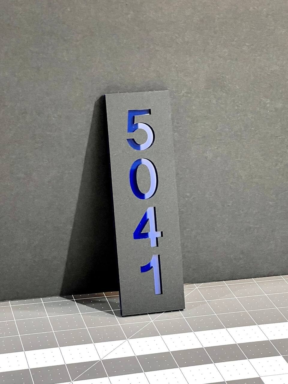 Personalized House Numbers – Laser Cut Door Sign for Home Address