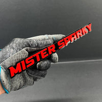 1PC MISTER SPARKY 3D Emblem – Custom Acrylic Car Fender Trunk Tailgate Sticker