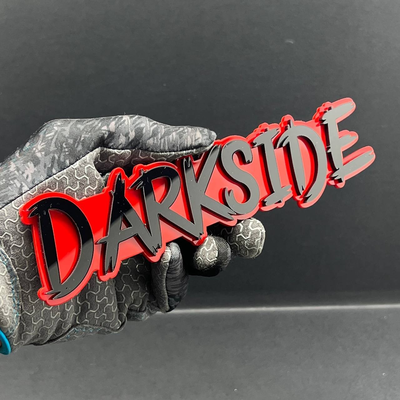 1PC DARKSIDE Emblem – 3D Multicolor Acrylic Car Fender & Tailgate Badge