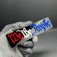 1PC We The People 3D Emblem – Patriotic Badge Logo for Car, Truck, or SUV